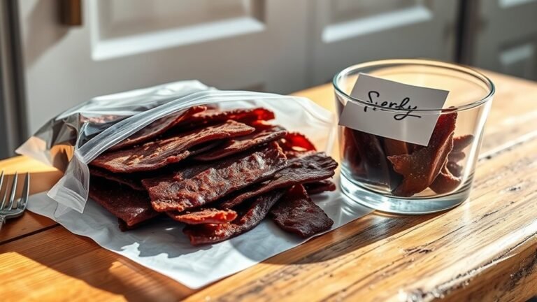 beef jerky storage duration