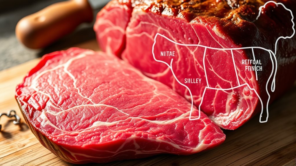 choose tender marbled cuts