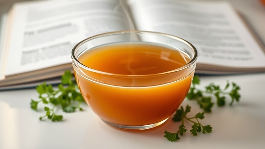 clear fat free broths only