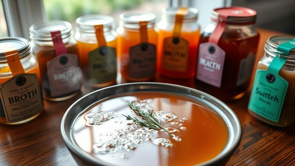 clear low sodium broth only