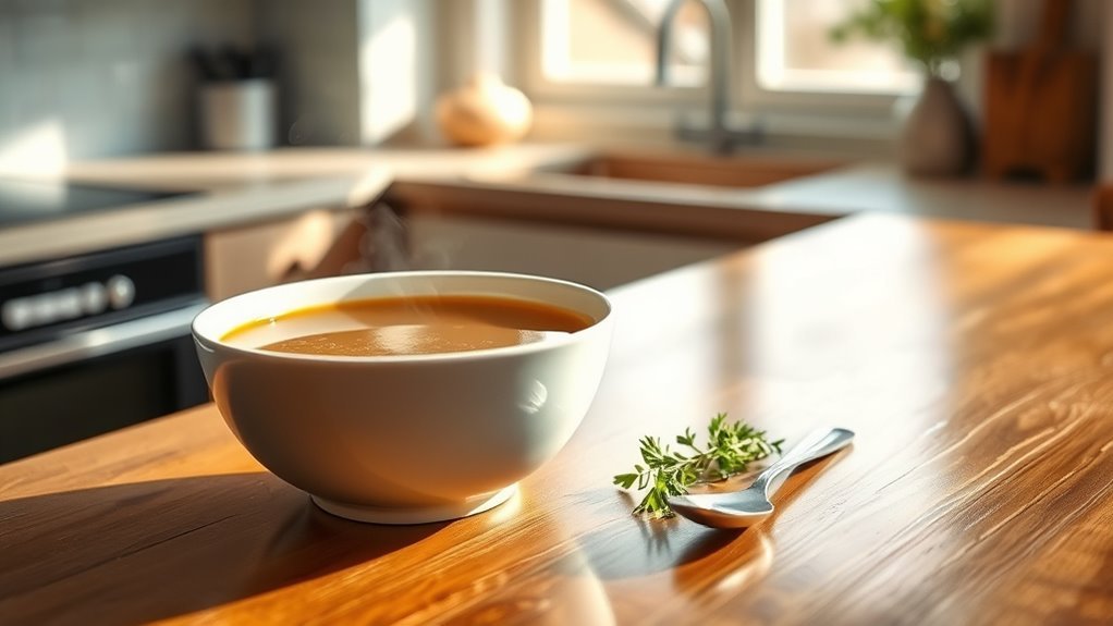 consume clear beef broth