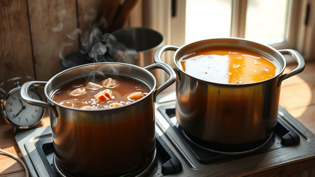 cooking time impacts flavor