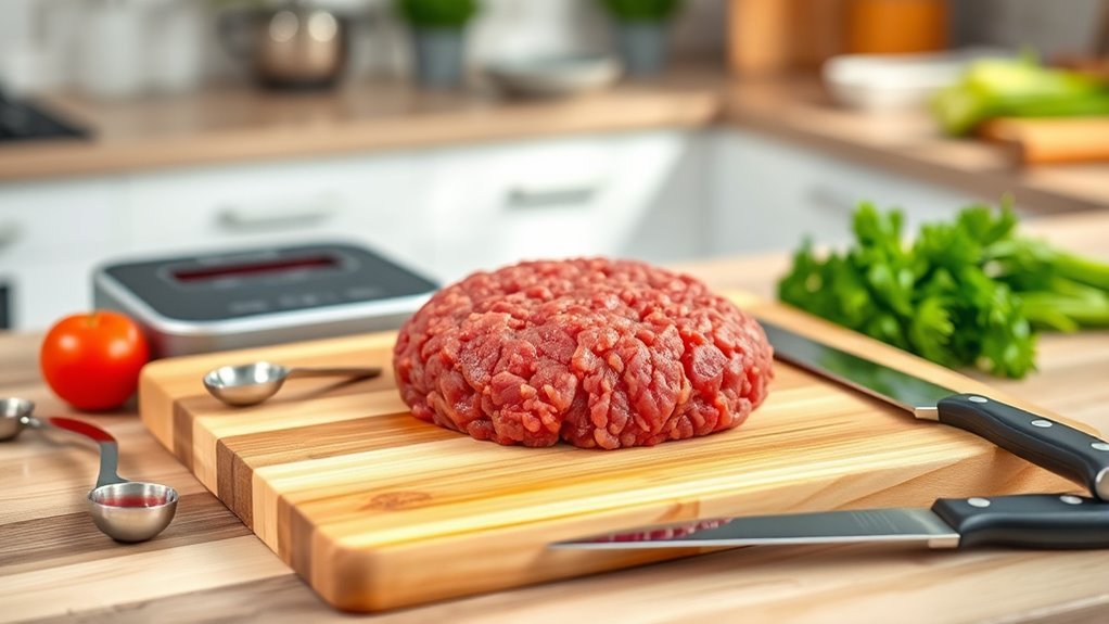 ground beef protein content
