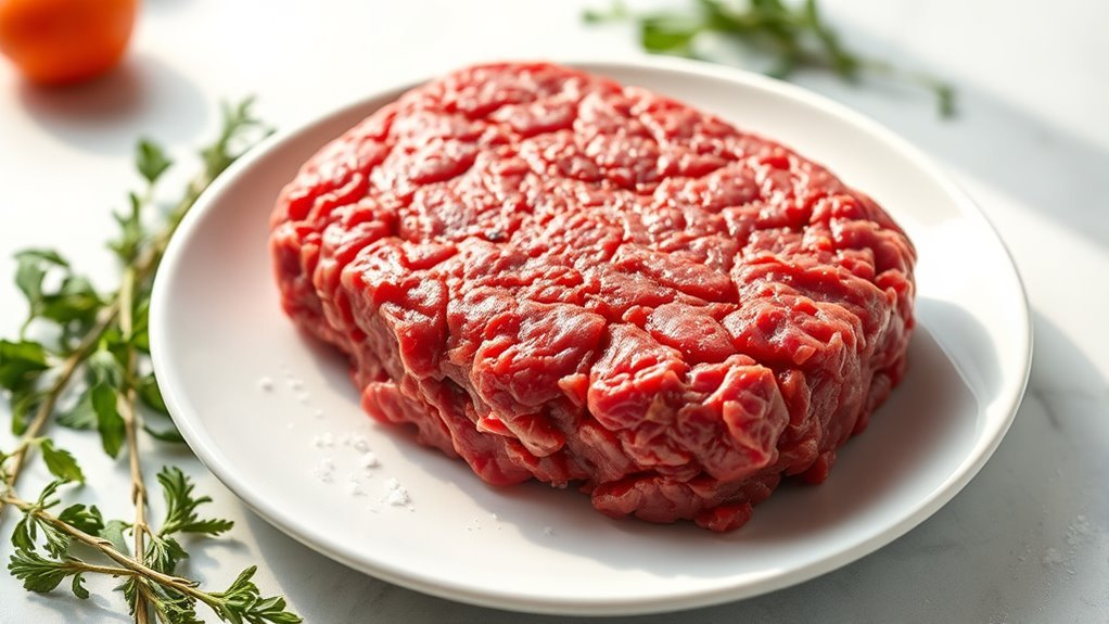 half pound ground beef