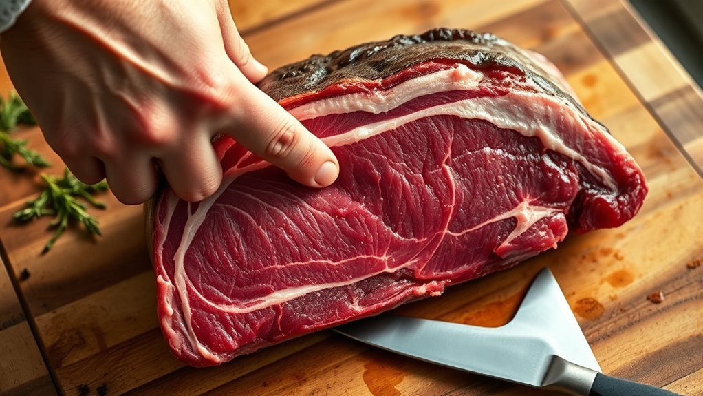 identify cow s roast section