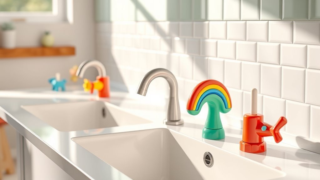 kids friendly bathroom faucet options