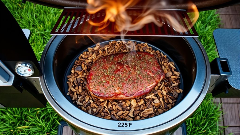 maintain steady indirect smoking