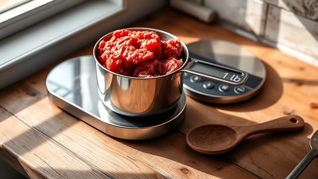 measuring ground beef accurately