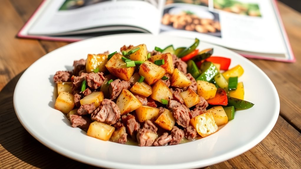 moderate consumption with vegetables