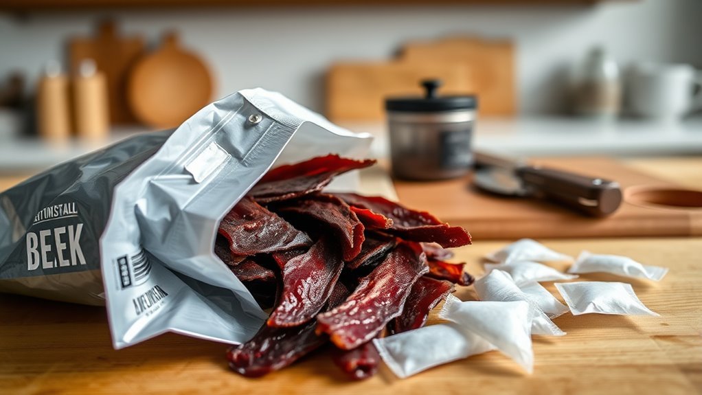 moisture and air spoil jerky