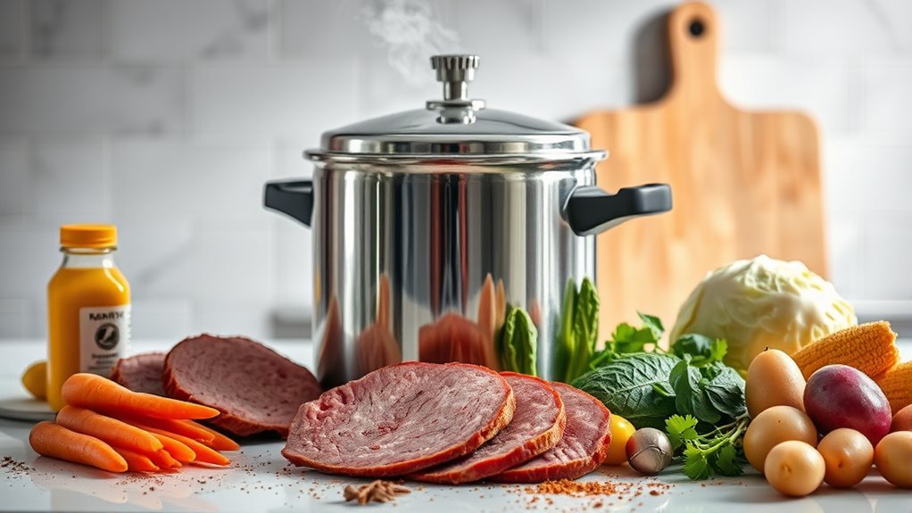 prepare beef and equipment