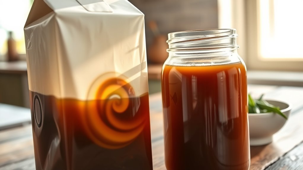proper packaging preserves broth