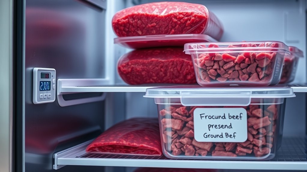 properly freeze ground beef