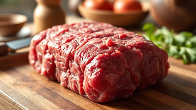 protein content in beef