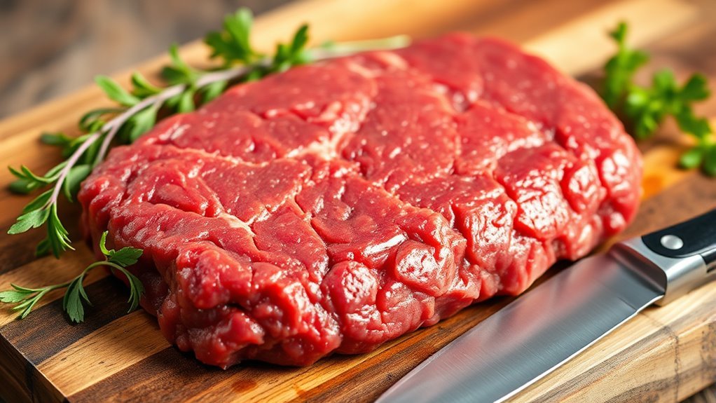 protein content in beef