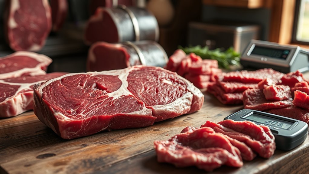 quarter beef meat yield