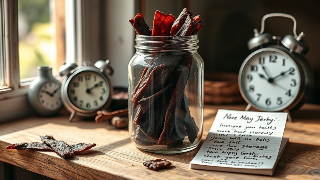 refrigerate beef jerky short term