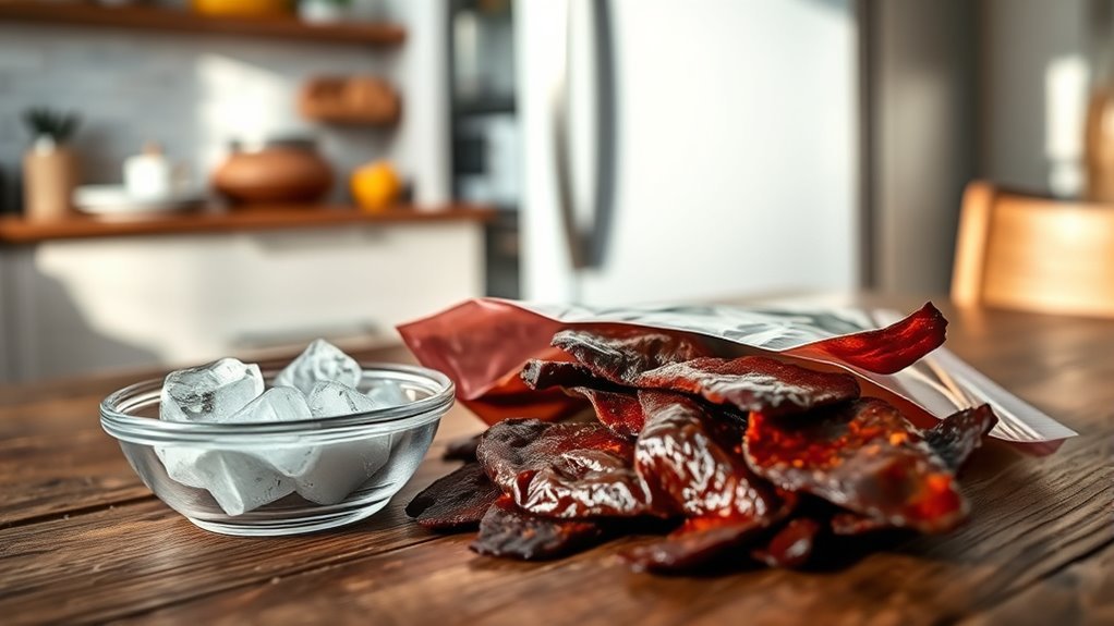 refrigerate opened moist jerky