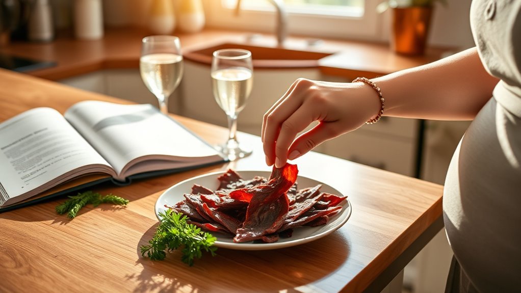 safe pregnancy beef jerky