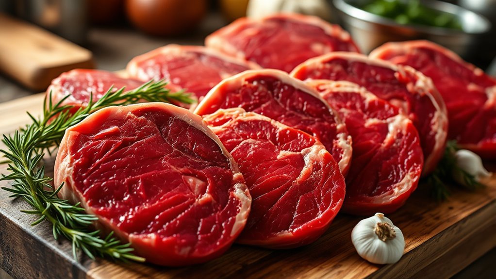 select fresh marbled roast