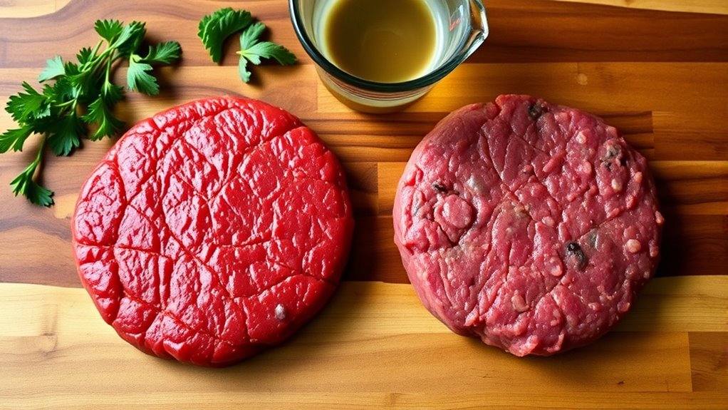 sirloin leaner beef richer