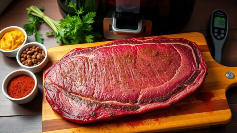 smoke brisket flat instructions