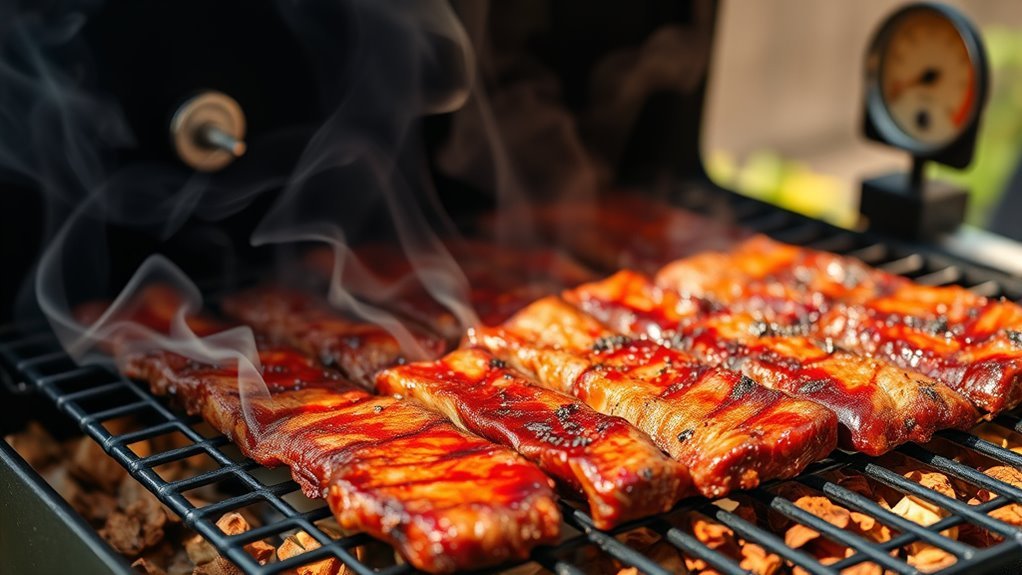 smoked flavor enhances beef jerky