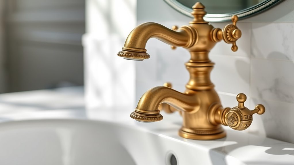 top antique brass bathroom faucets