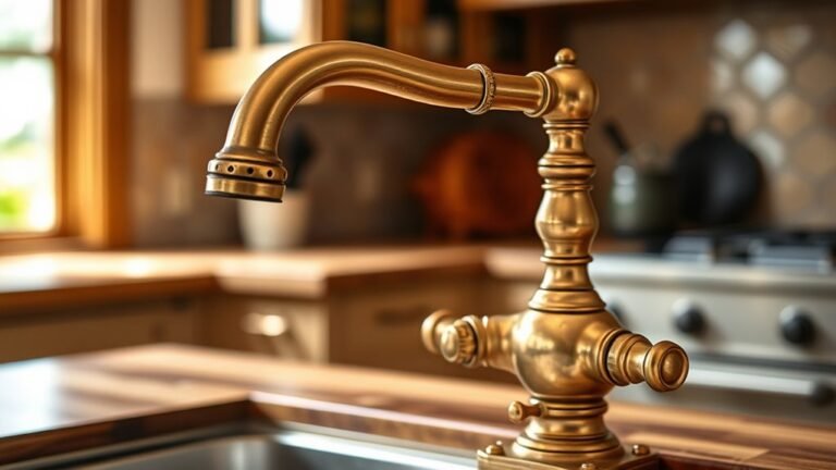 top antique brass kitchen faucets