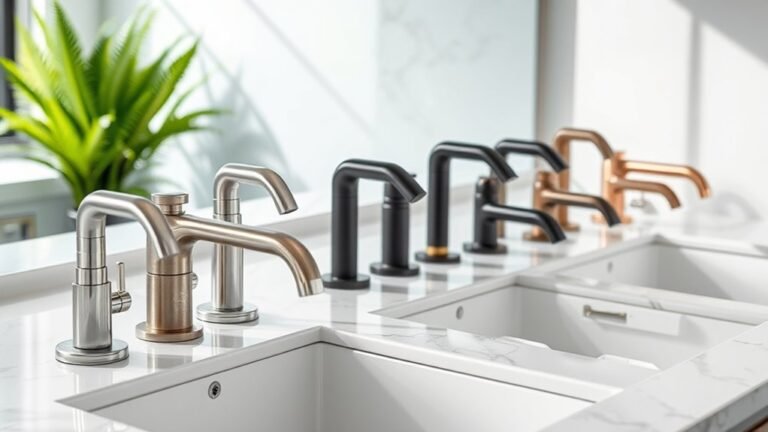 top bath faucet finishes