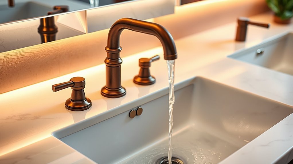 top bathroom bronze faucets