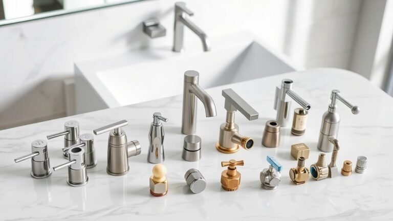top bathroom faucet components