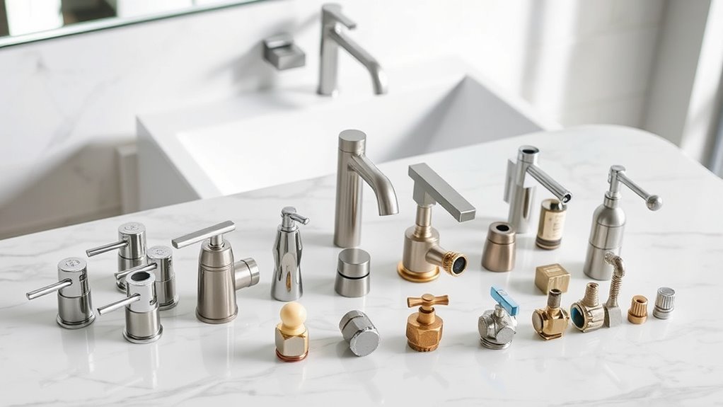 top bathroom faucet components