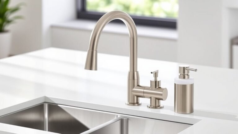 top four hole kitchen faucets