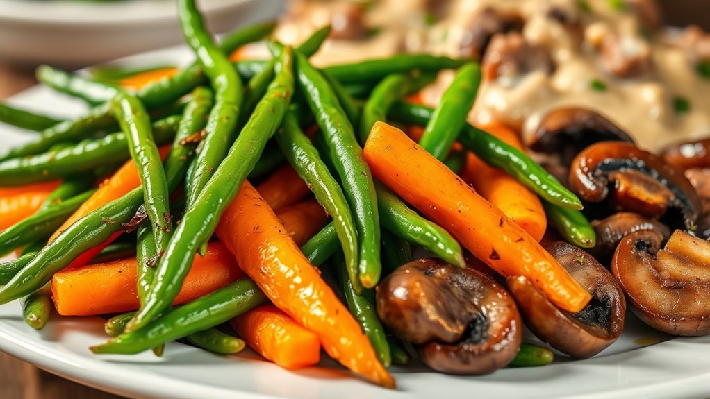 top vegetables for stroganoff