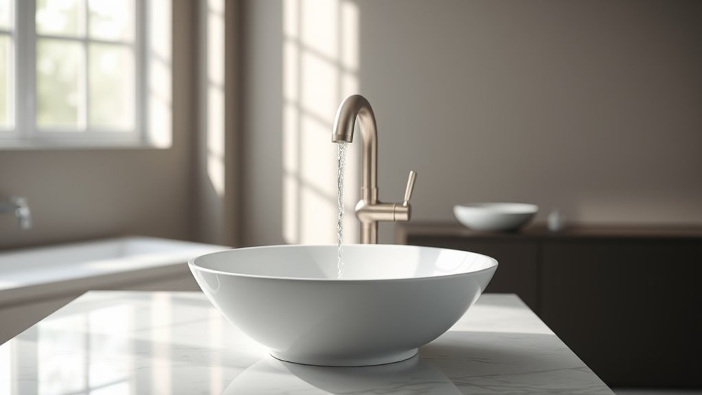 top vessel sink faucets