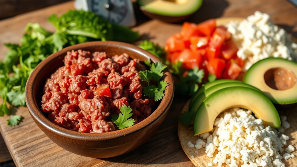 toppings influence beef amount