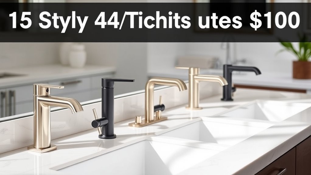 affordable 4 inch bathroom faucets