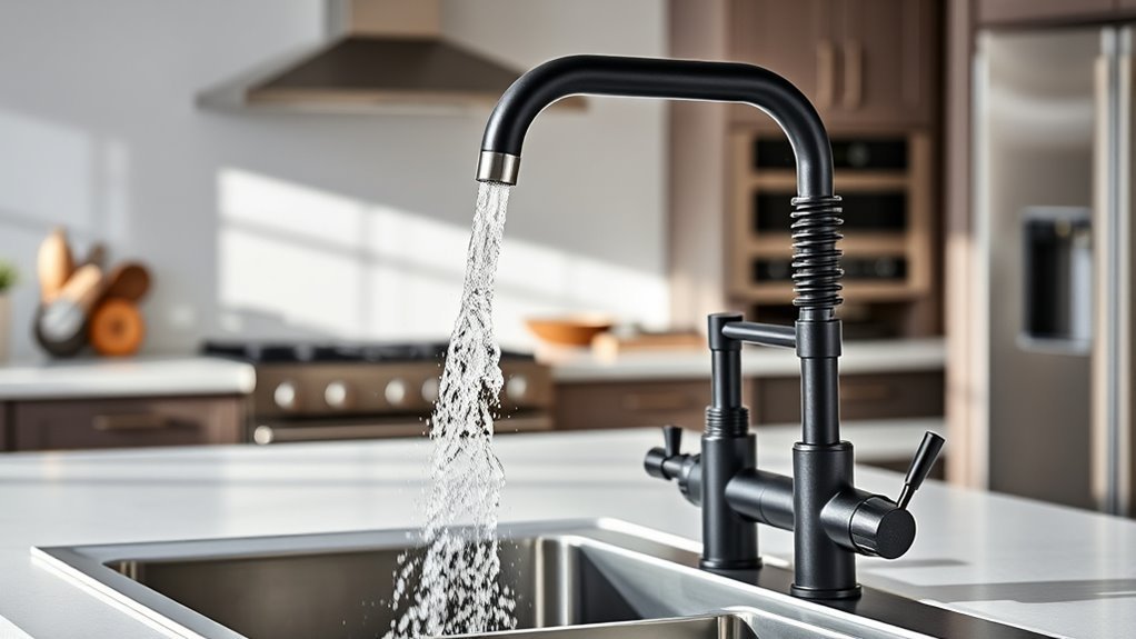 affordable industrial kitchen faucets