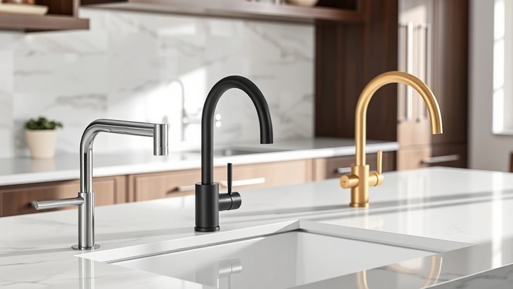 stylish brizo kitchen faucets