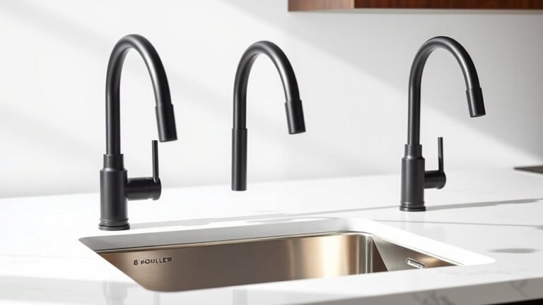 top black kitchen faucets