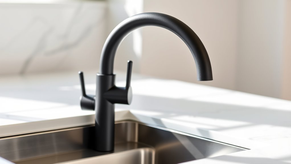 top black sink faucets