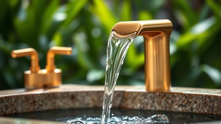 top brass waterfall faucets