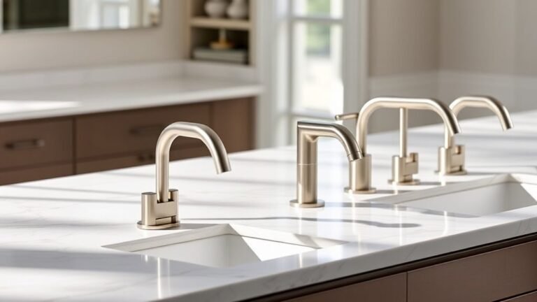 top brushed nickel faucets