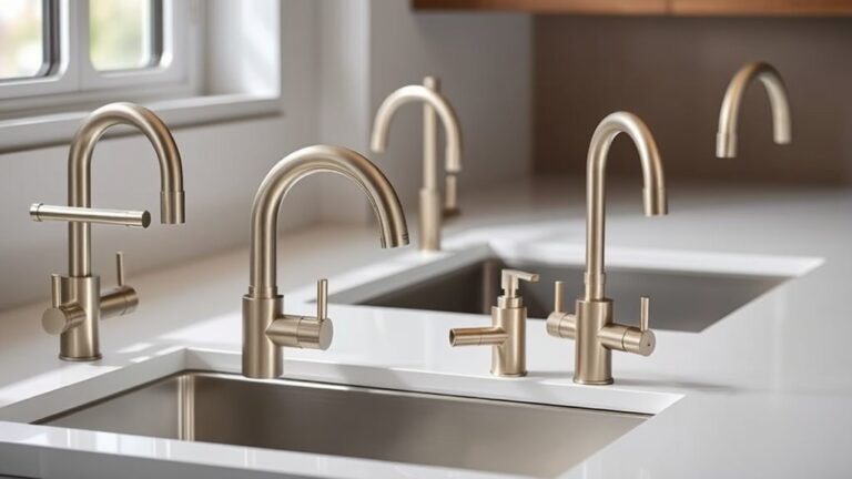 top brushed nickel faucets