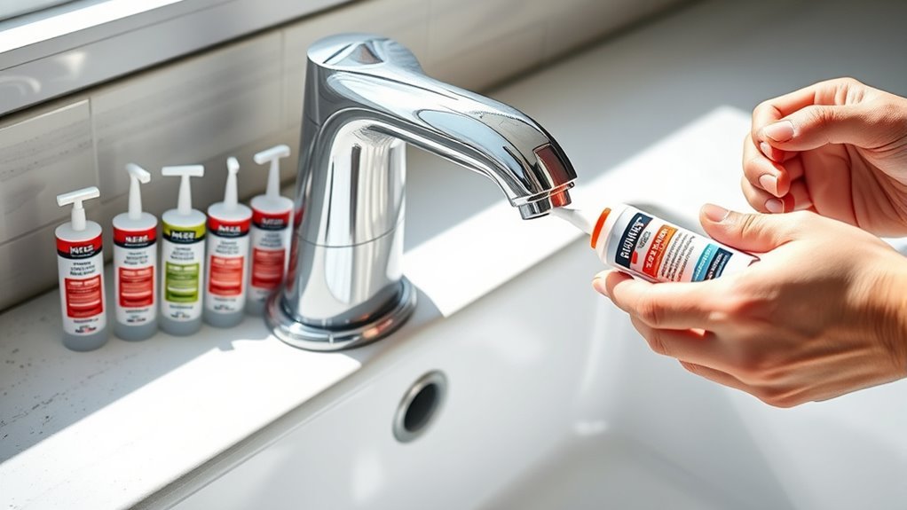 top caulks for faucets