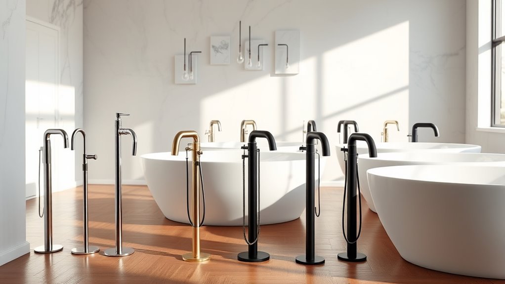 top freestanding tub faucets