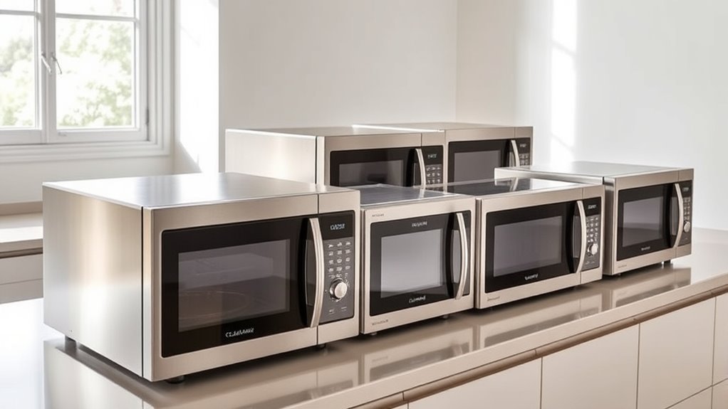 top integrated microwave ovens