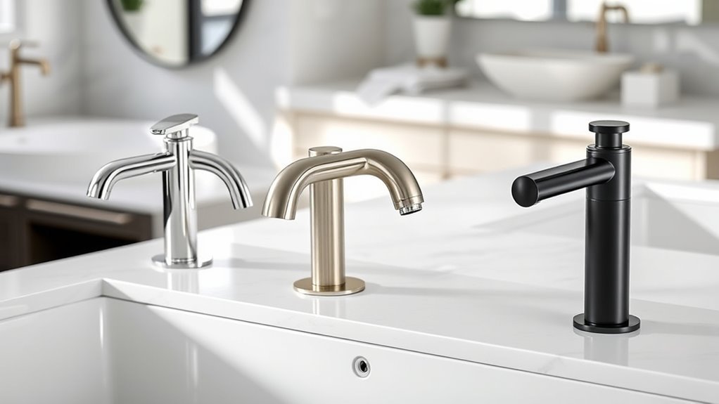 top three hole faucets
