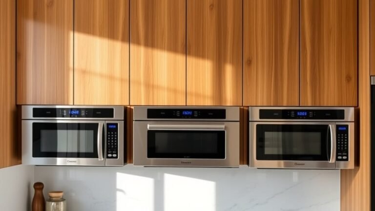 top under cabinet microwaves